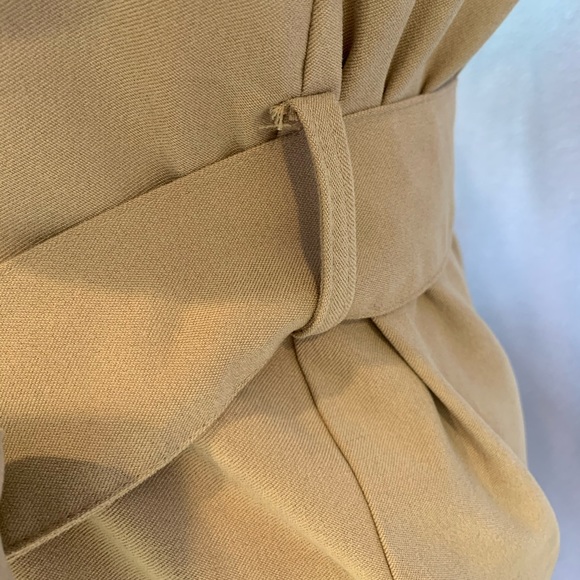 Slim Fitted Double Breasted Trench Coat with belt